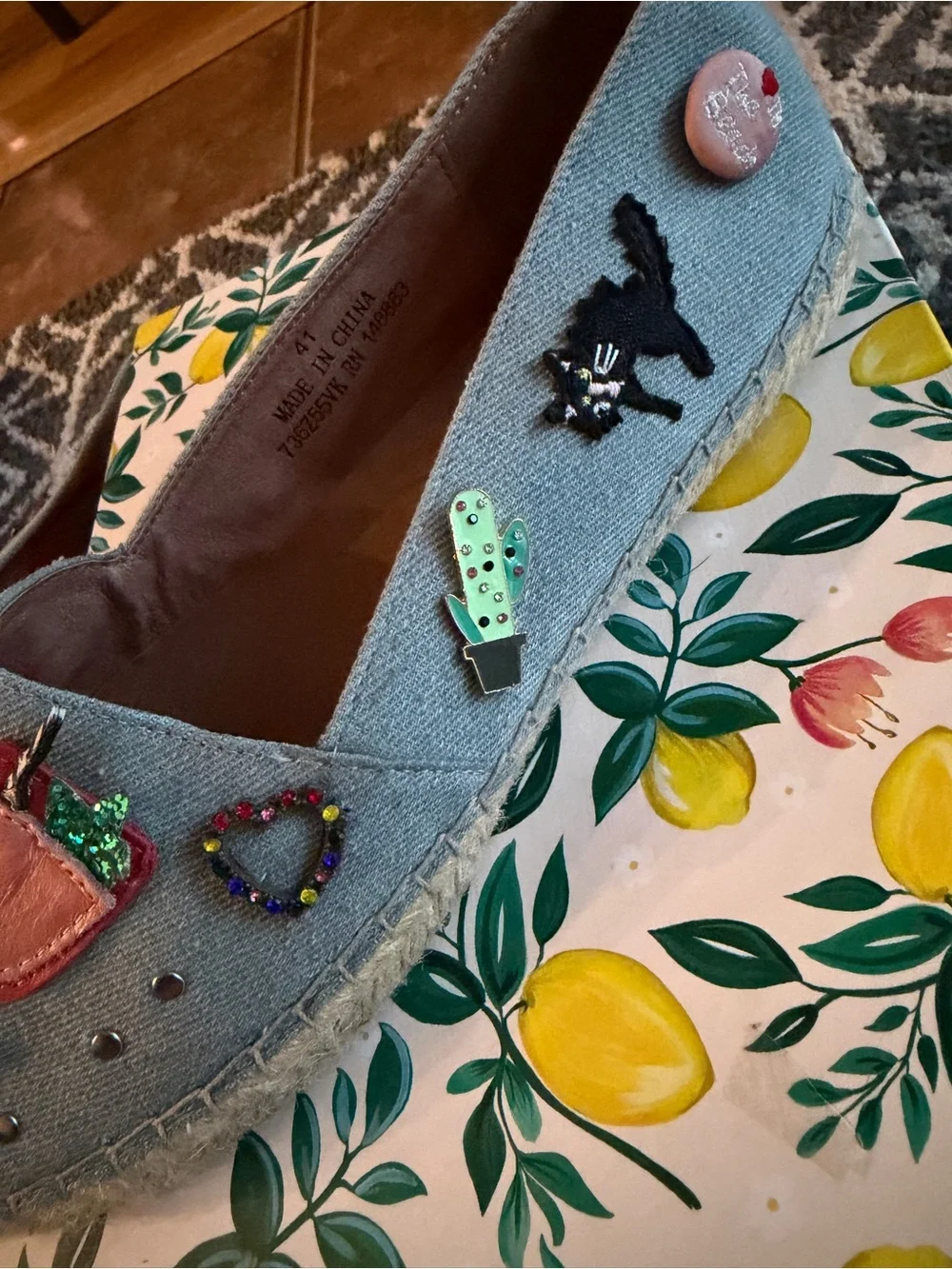 BiBILou Summer Espadrille Flat- Size 41 (US Women’s 10)